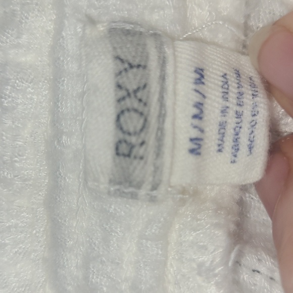 2 Pair Pants Lot Bundle Soft Loungewear White & Verticle Striped Straight Leg S - Picture 9 of 16